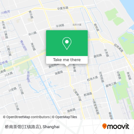 桥南茶馆(江镇路店) map