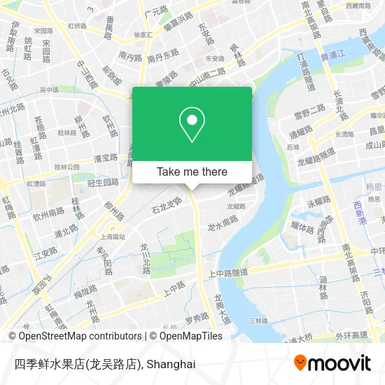 四季鲜水果店(龙吴路店) map