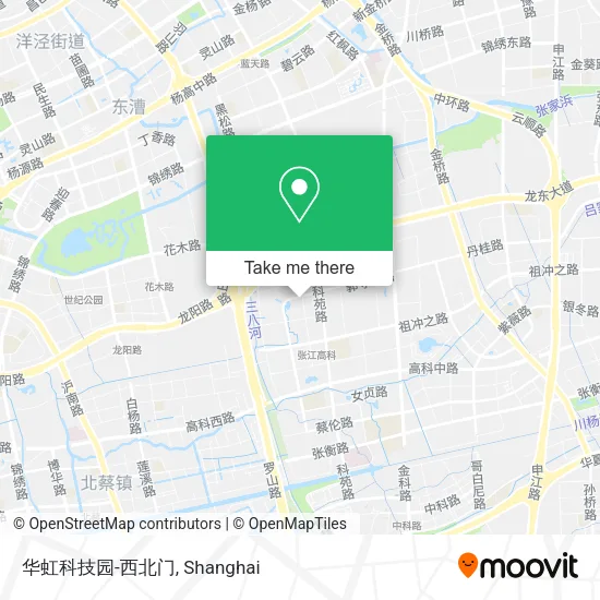 华虹科技园-西北门 map