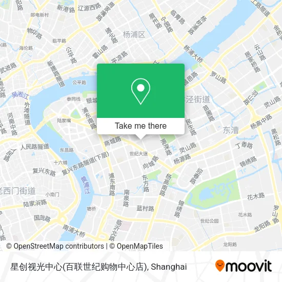 星创视光中心(百联世纪购物中心店) map