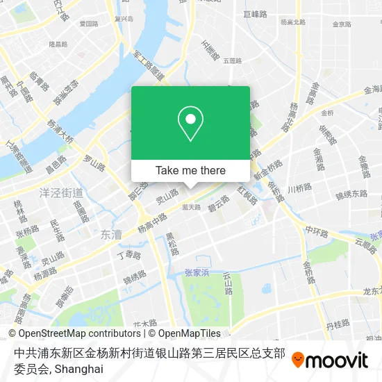 中共浦东新区金杨新村街道银山路第三居民区总支部委员会 map