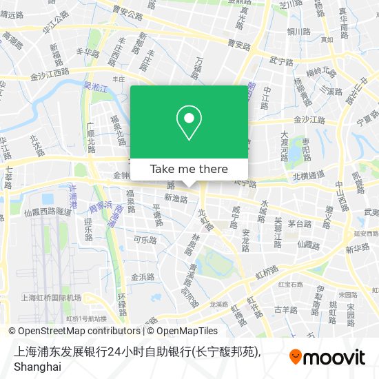 上海浦东发展银行24小时自助银行(长宁馥邦苑) map