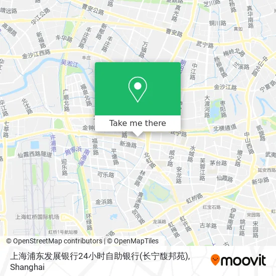 上海浦东发展银行24小时自助银行(长宁馥邦苑) map