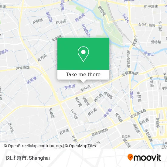闵北超市 map