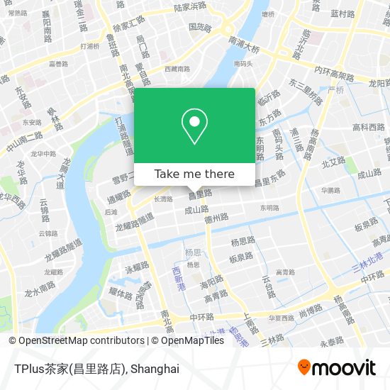 TPlus茶家(昌里路店) map