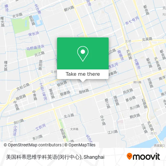 美国科蒂思维学科英语(闵行中心) map