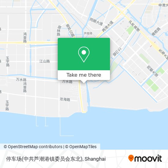 停车场(中共芦潮港镇委员会东北) map