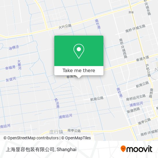 上海显容包装有限公司 map