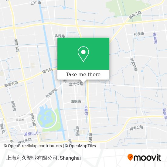 上海利久塑业有限公司 map