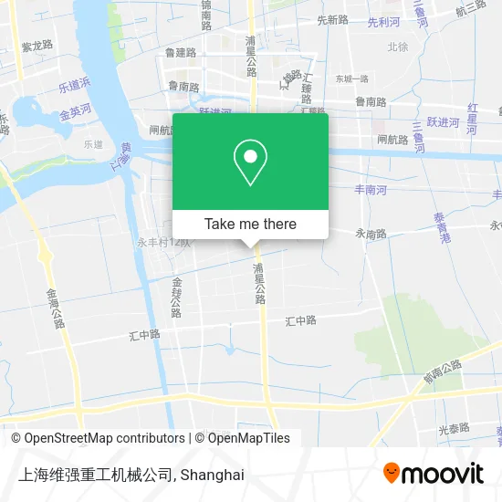 上海维强重工机械公司 map