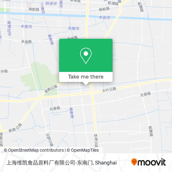 上海维凯食品原料厂有限公司-东南门 map
