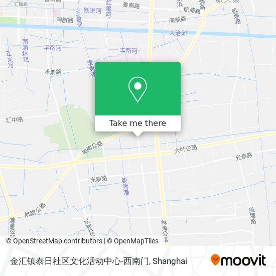 金汇镇泰日社区文化活动中心-西南门 map