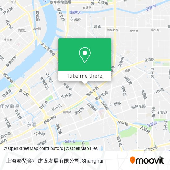 上海奉贤金汇建设发展有限公司 map