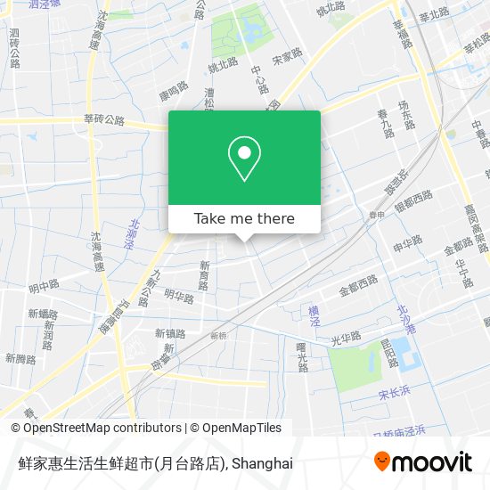 鲜家惠生活生鲜超市(月台路店) map