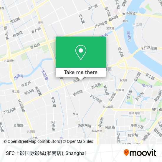 SFC上影国际影城(淞南店) map