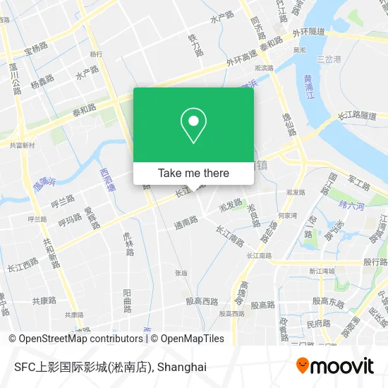 SFC上影国际影城(淞南店) map