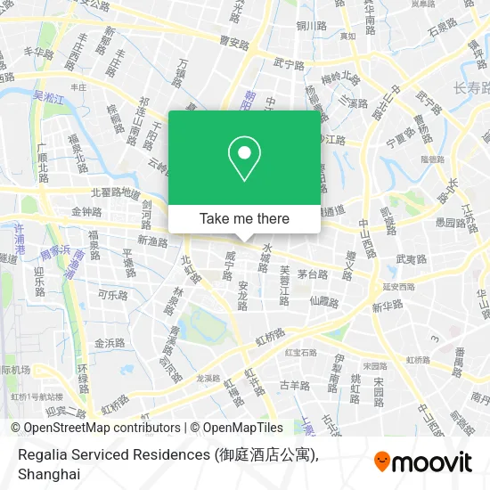 Regalia Serviced Residences (御庭酒店公寓) map