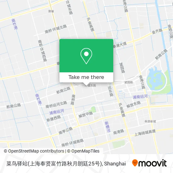 菜鸟驿站(上海奉贤富竹路秋月朗廷25号) map