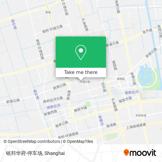 铭邦华府-停车场 map