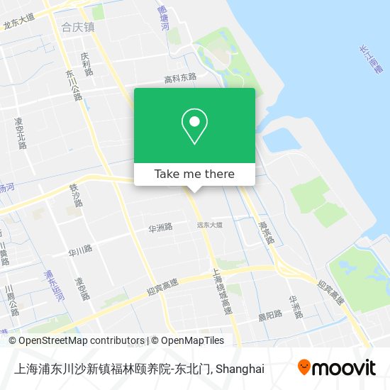 上海浦东川沙新镇福林颐养院-东北门 map