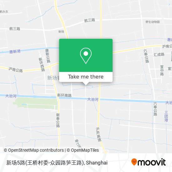 新场5路(王桥村委-众园路笋王路) map