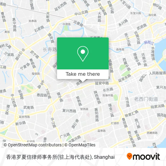 香港罗夏信律师事务所(驻上海代表处) map
