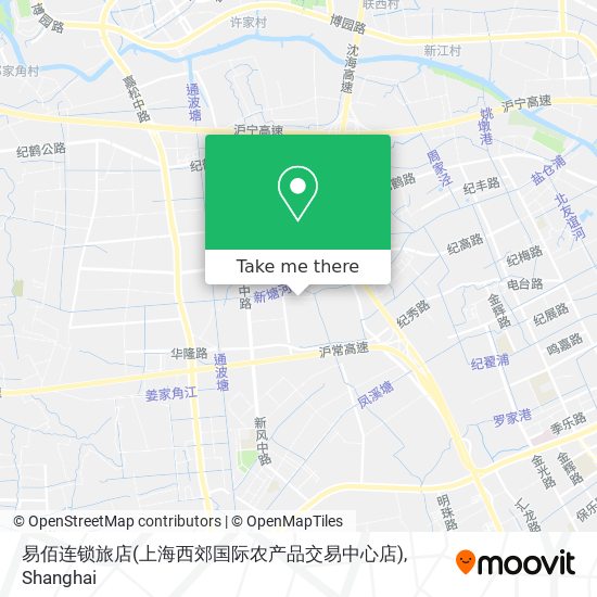 易佰连锁旅店(上海西郊国际农产品交易中心店) map