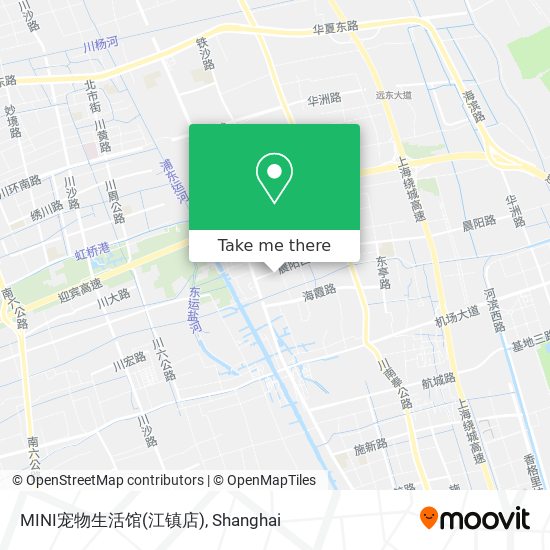 MINI宠物生活馆(江镇店) map
