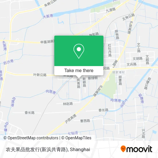农夫果品批发行(新浜共青路) map