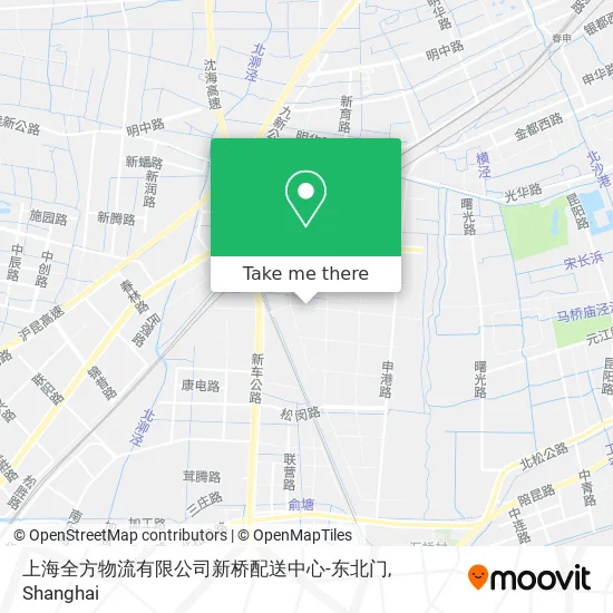 上海全方物流有限公司新桥配送中心-东北门 map