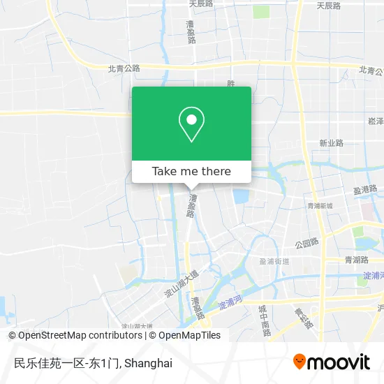 民乐佳苑一区-东1门 map