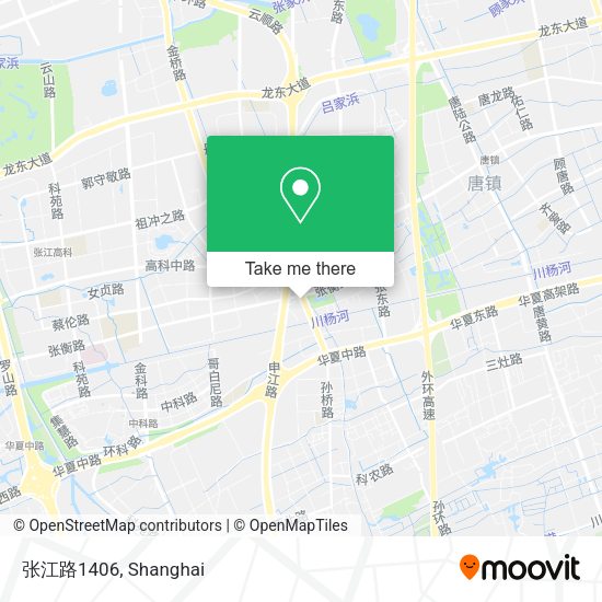张江路1406 map