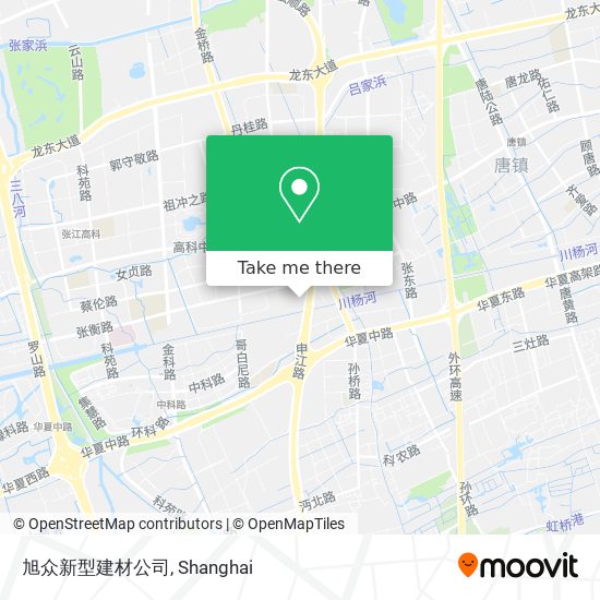 旭众新型建材公司 map