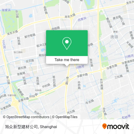 旭众新型建材公司 map
