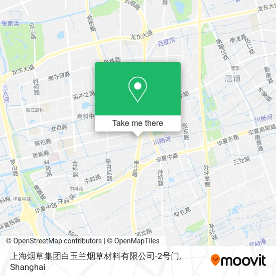 上海烟草集团白玉兰烟草材料有限公司-2号门 map