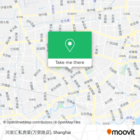 川浙汇私房菜(万荣路店) map