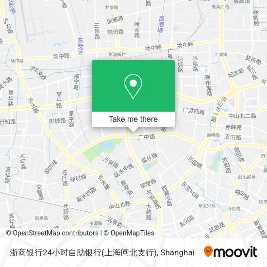 浙商银行24小时自助银行(上海闸北支行) map