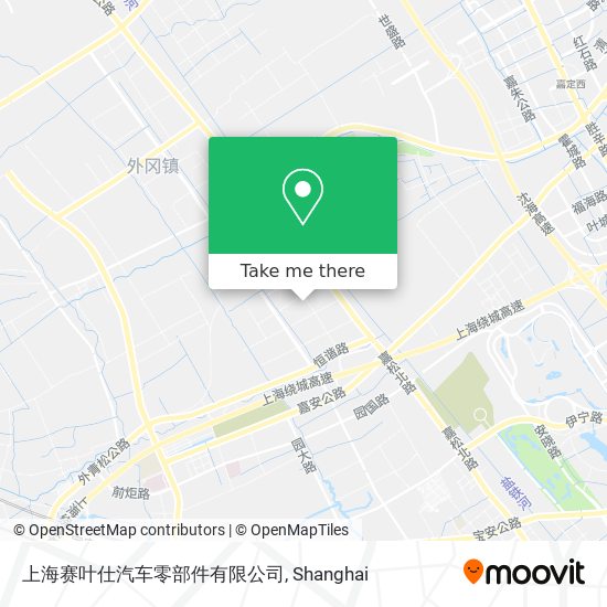 上海赛叶仕汽车零部件有限公司 map
