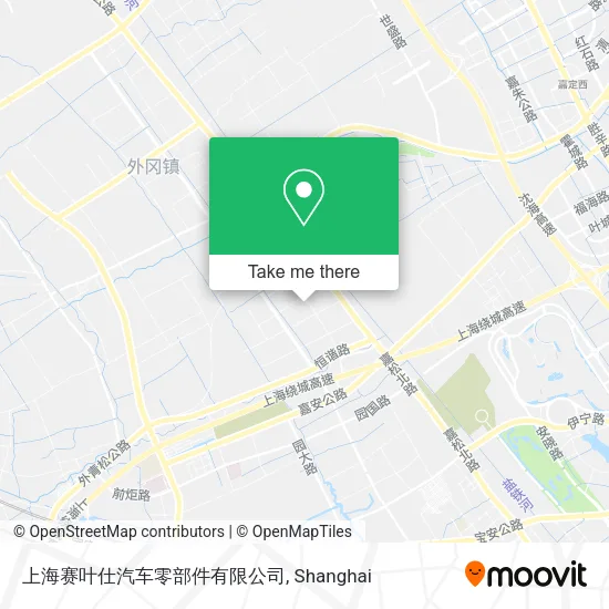 上海赛叶仕汽车零部件有限公司 map