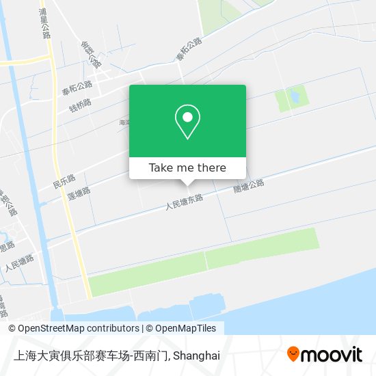 上海大寅俱乐部赛车场-西南门 map