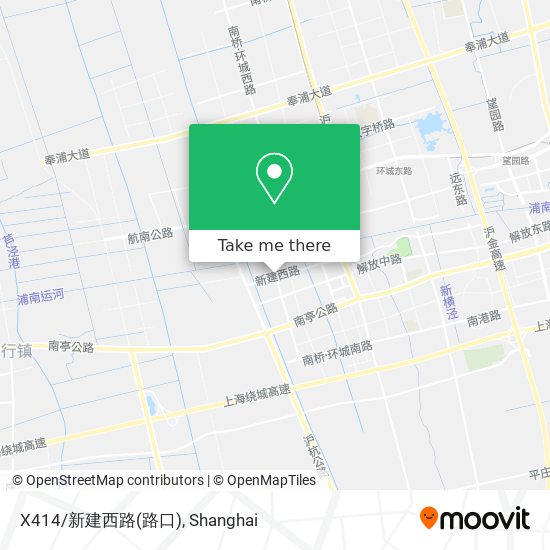X414/新建西路(路口) map
