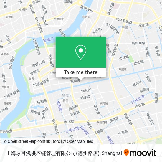 上海原可滋供应链管理有限公司(德州路店) map