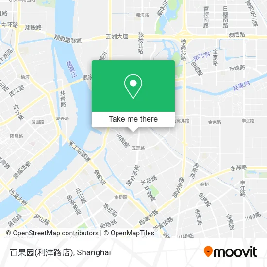 百果园(利津路店) map
