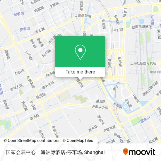 国家会展中心上海洲际酒店-停车场 map