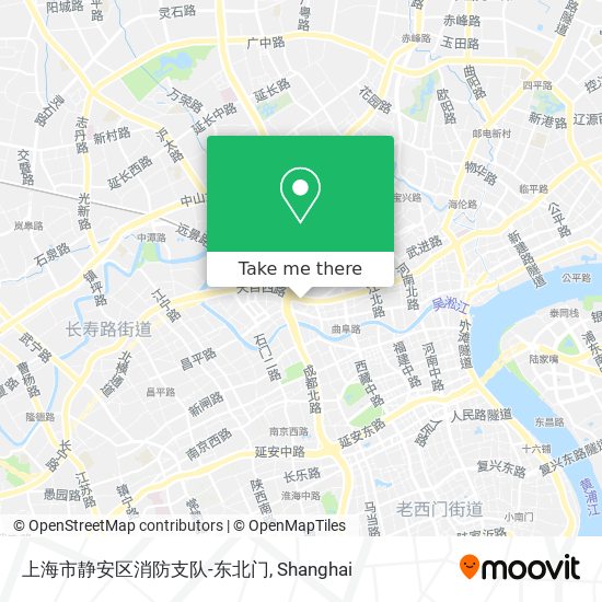 上海市静安区消防支队-东北门 map