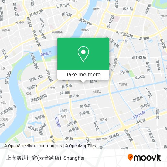 上海鑫达门窗(云台路店) map