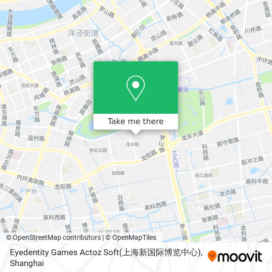 Eyedentity Games Actoz Soft(上海新国际博览中心) map