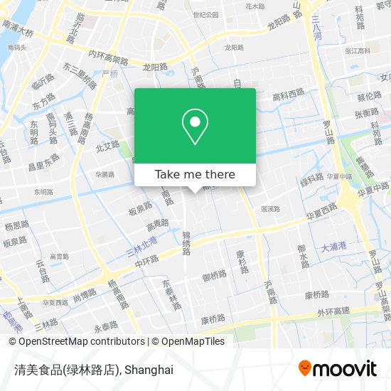 清美食品(绿林路店) map