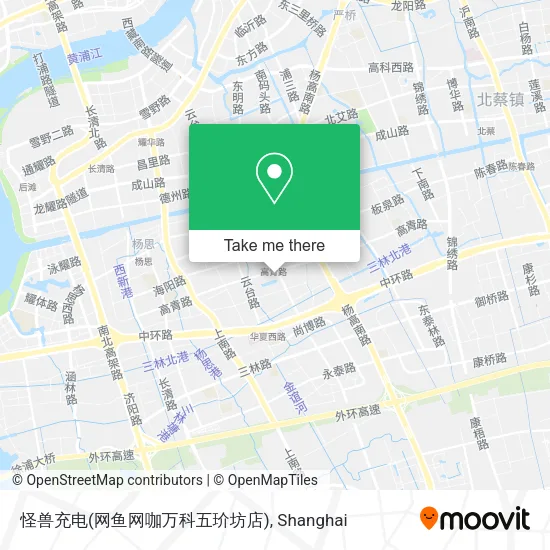 怪兽充电(网鱼网咖万科五玠坊店) map
