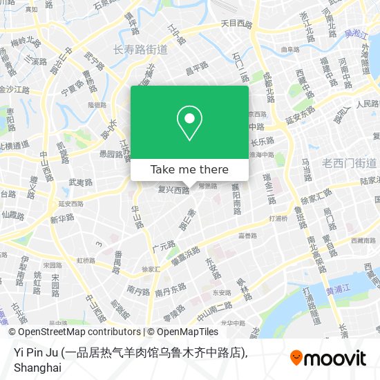 Yi Pin Ju (一品居热气羊肉馆乌鲁木齐中路店) map